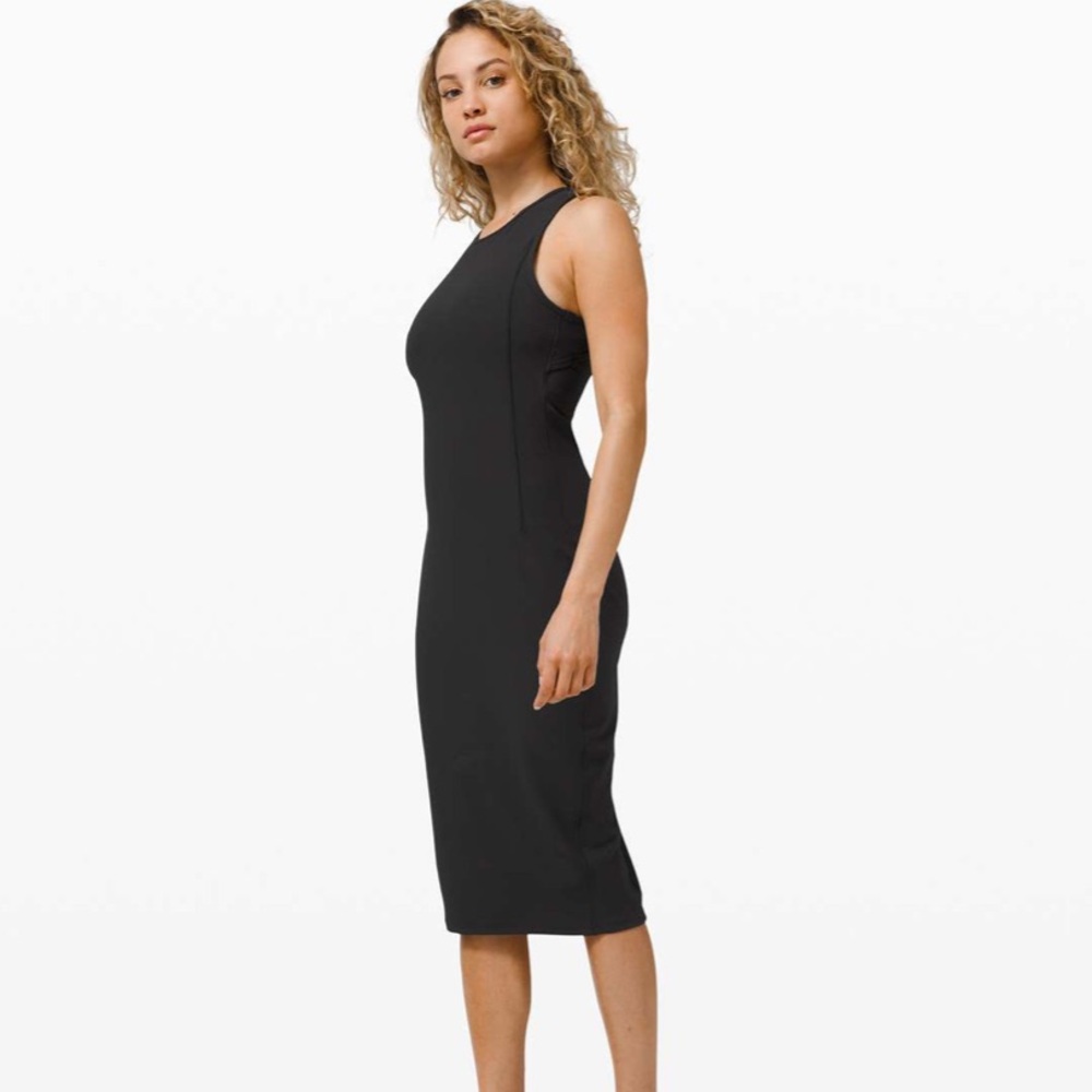 lululemon athletica Black Midi Dress